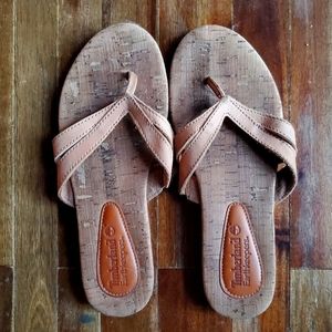 DONATED - Leather Timberland flip-flop sandals